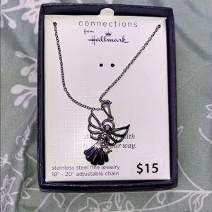 Hallmark Silver Angel Necklace